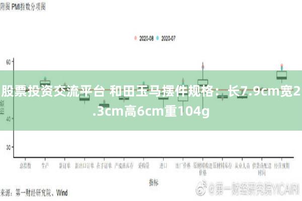 股票投资交流平台 和田玉马摆件规格：长7.9cm宽2.3cm高6cm重104g